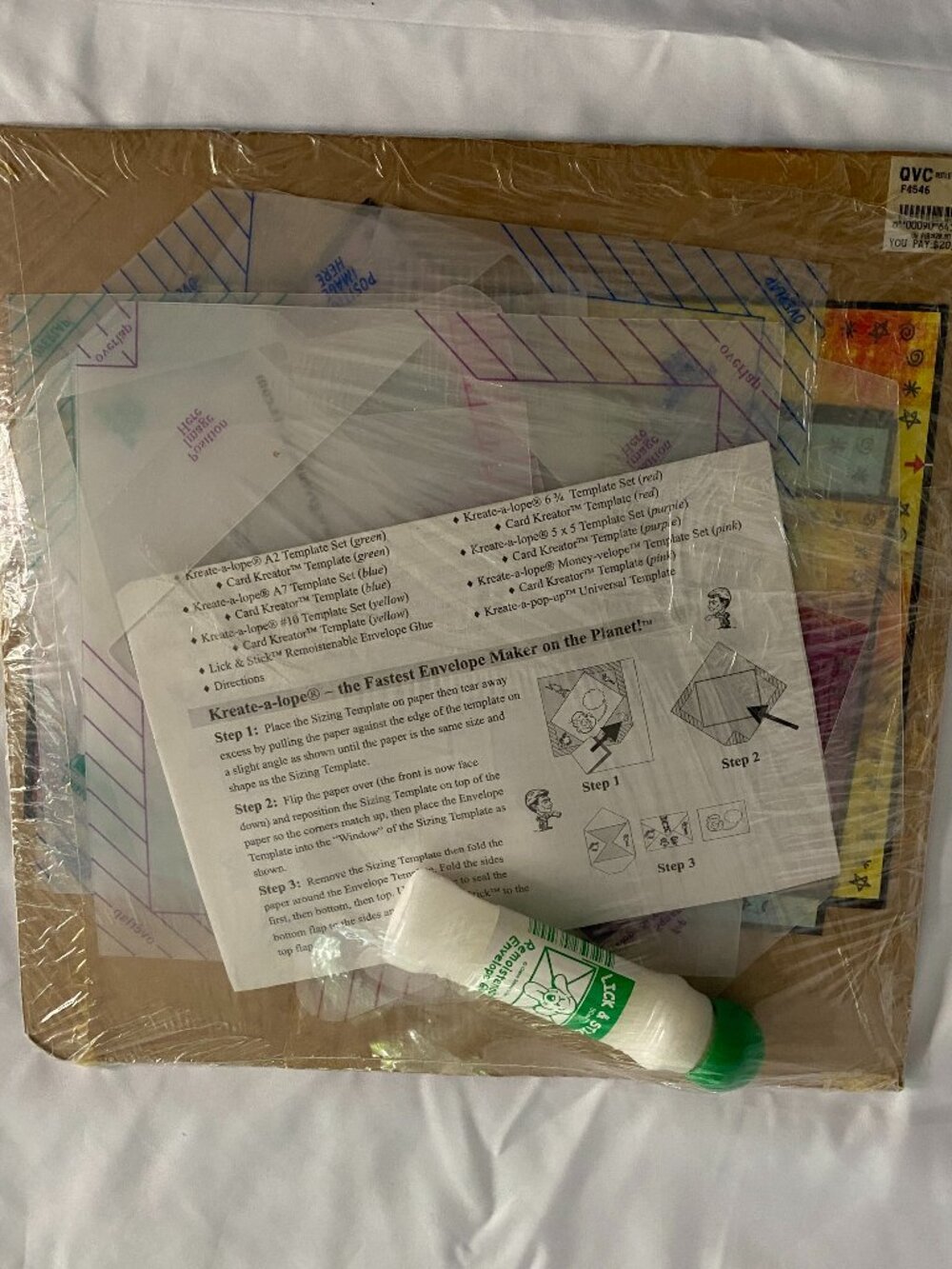 Green Sneakers Kreate-a-lope Envelope Maker Template Set